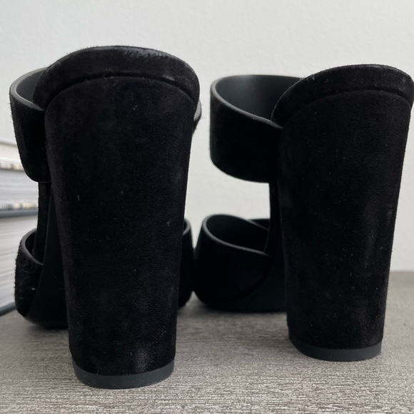 Saint Laurent Suede Mule Sandals - Picture 9 of 9